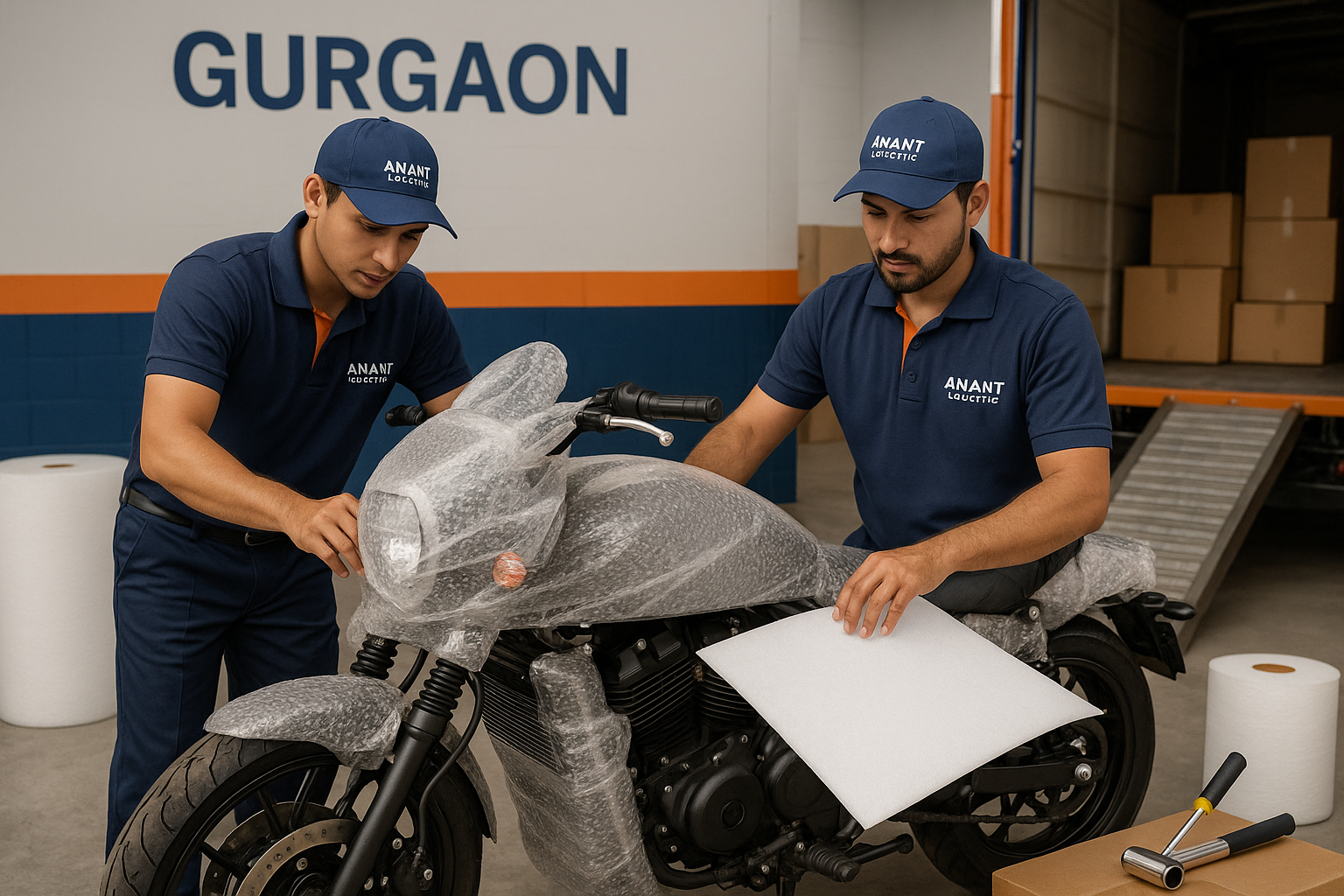 Bike transport in Gurgaon