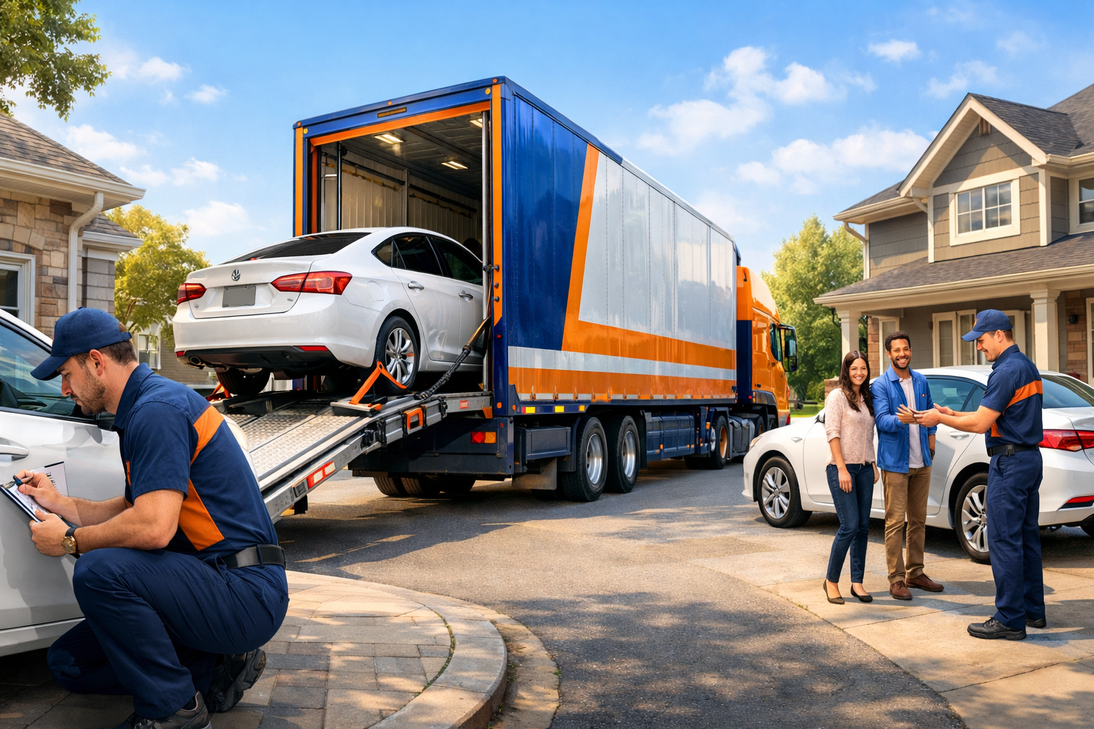 Door to Door Car Moving Complete Vehicle Pickup and Delivery Process