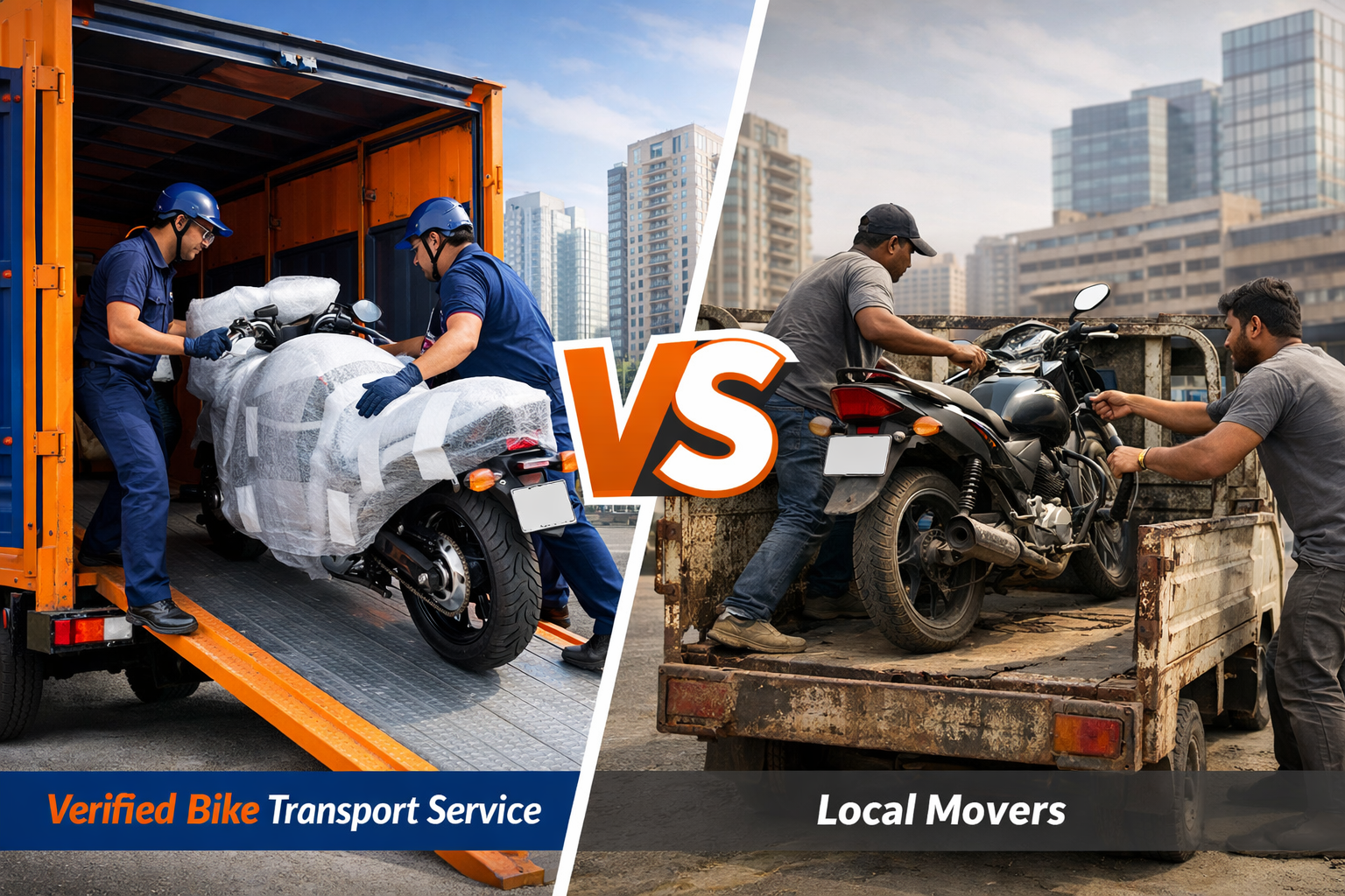 Verified Bike Transport Service in Gurgaon